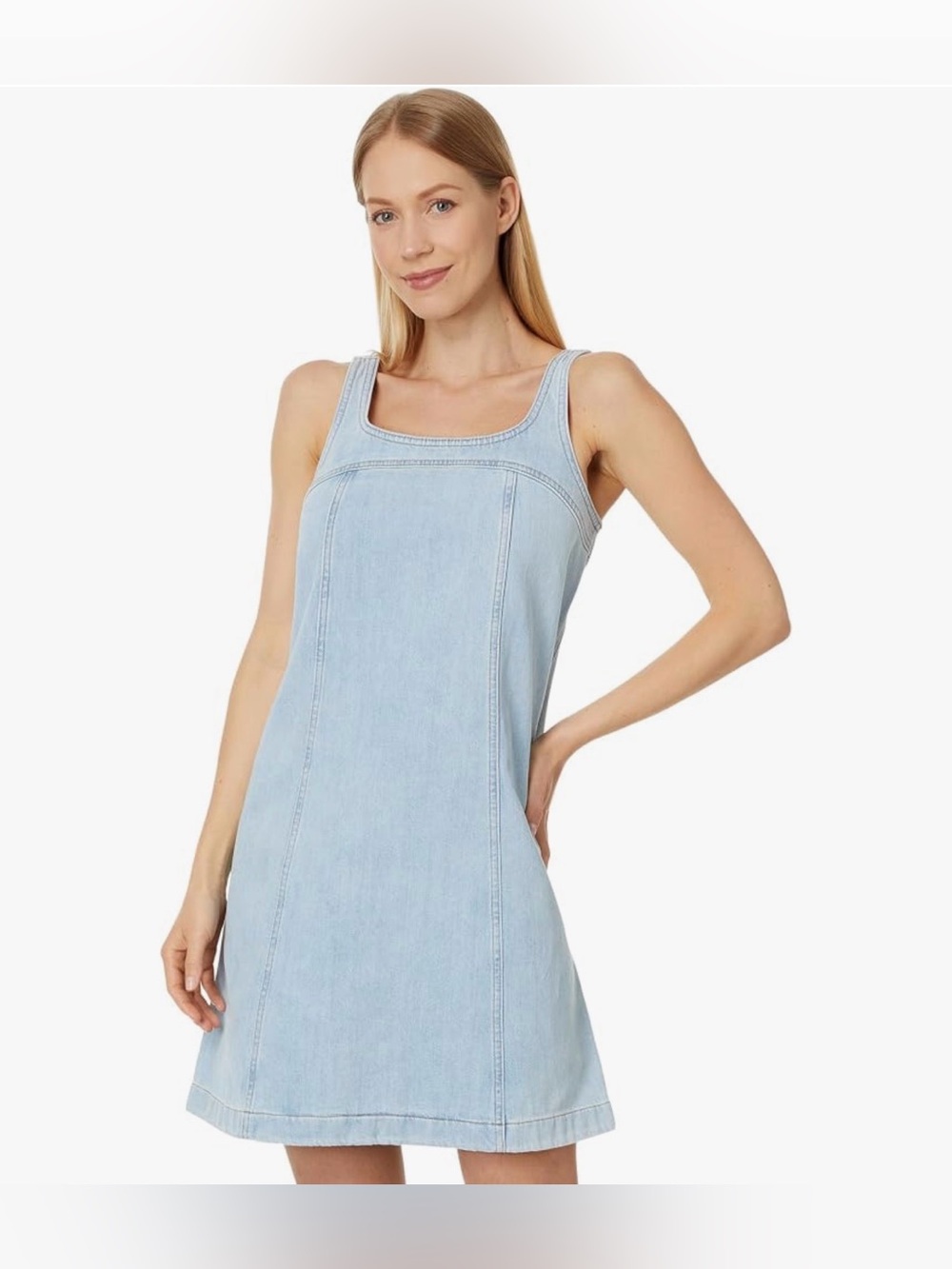 Madewell Women's Denim Sleeveless Mini Dress Size 6 New With Tags